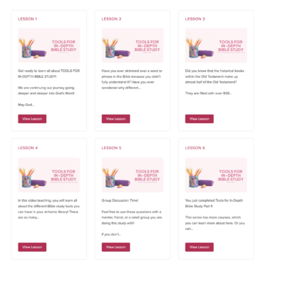 Bible Study Academy – Full 12 Course Bundle